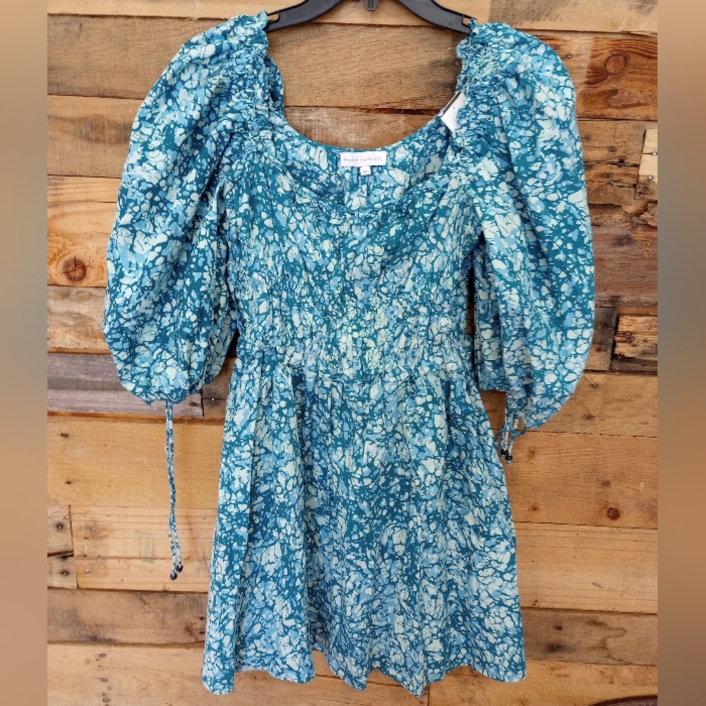 House of Harlow 1960 Mini Dress Puffed sleeves and pockets Medium